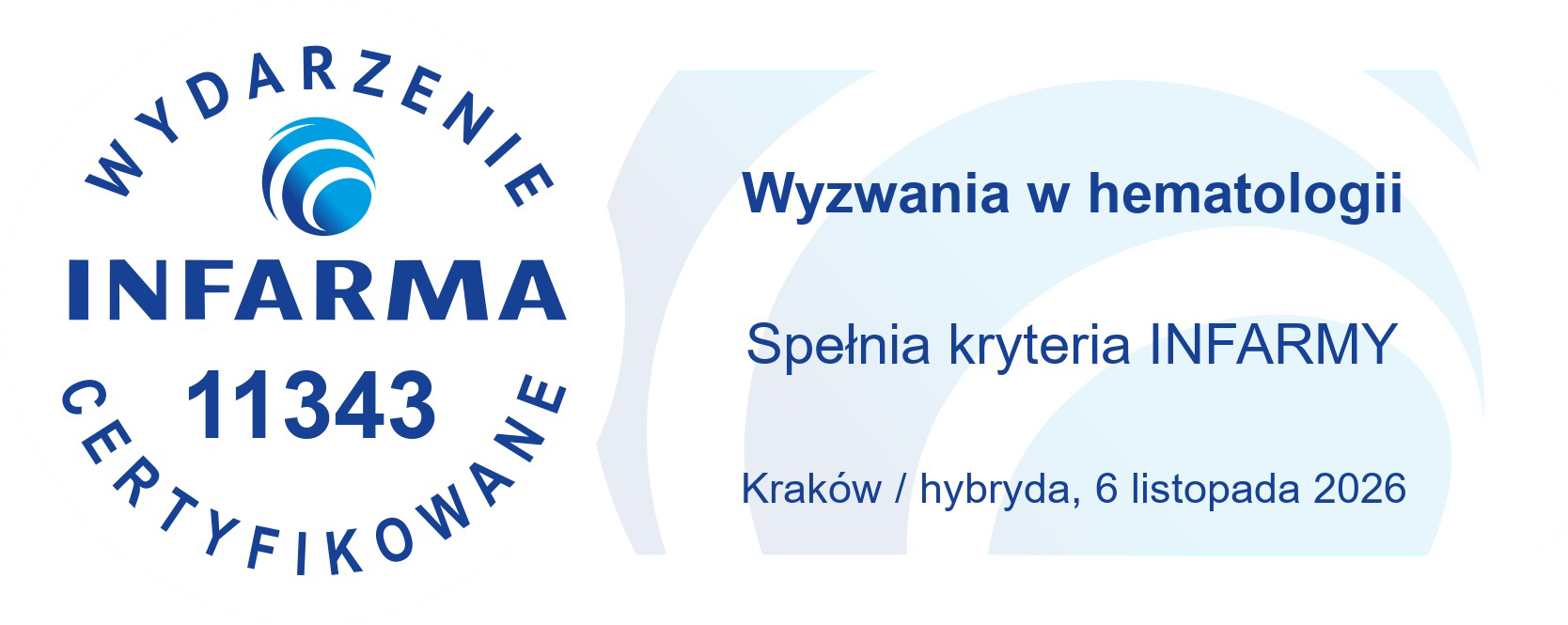 Spełnia kryteria Infarmy